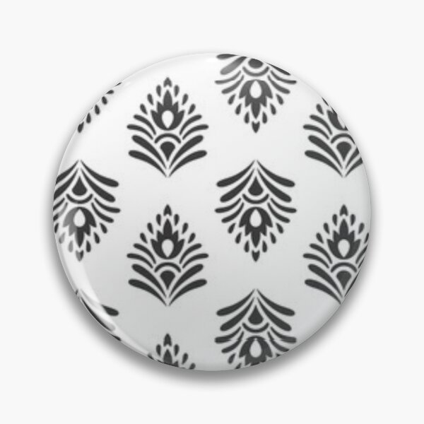 Item preview, Black and White Indian Pattern designed and sold by Zuria Souk.