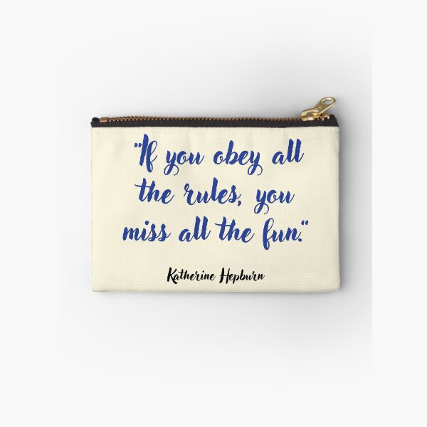 Item preview, If you obey all the rules . . . Katharine Hepburn Quotation designed and sold by CharlottePlaceArt.