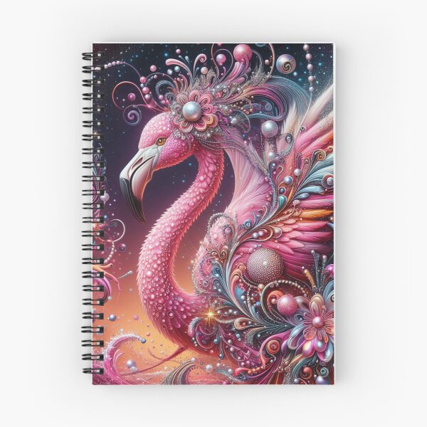 Item preview, Ornate Pink Flamingo Fantasy designed and sold by purplesensation.