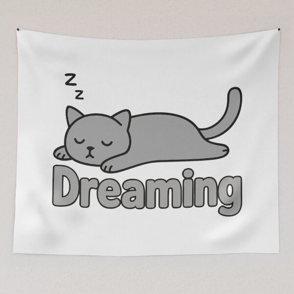 Item preview, Sleeping Cat Dreaming designed and sold by Digitaload.