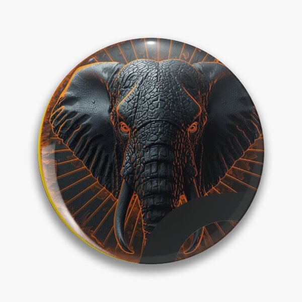 Item preview, Systems Engineer Illuminate Infrastructure Elephant Cyber Brutalist Art Print designed and sold by SavannaStrikes.
