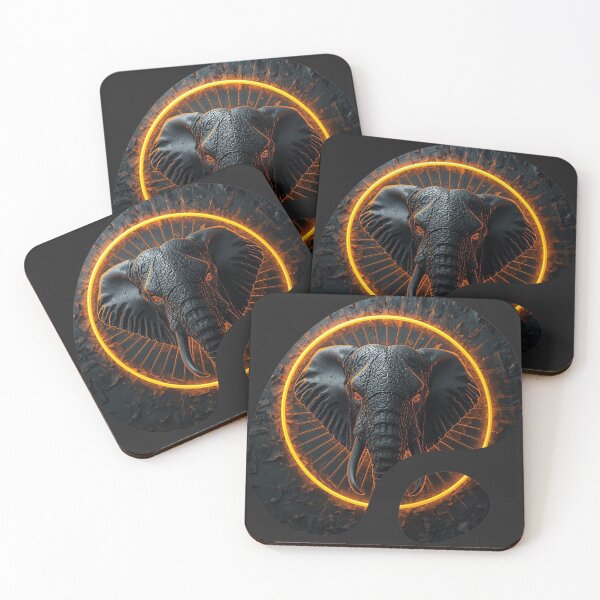 Item preview, Systems Engineer Illuminate Infrastructure Elephant Cyber Brutalist Art Print designed and sold by SavannaStrikes.