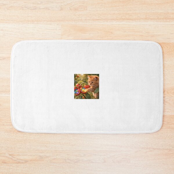 Item preview, Cat Discovering Magical Creatures Inside Tomatoes designed and sold by LovelyCatGalaxy.