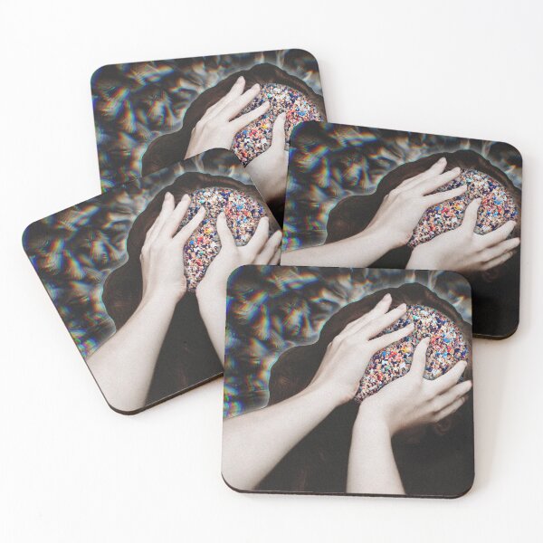 Item preview, My Crowded Head Surreal Digital Collage Print designed and sold by Julia Sol.