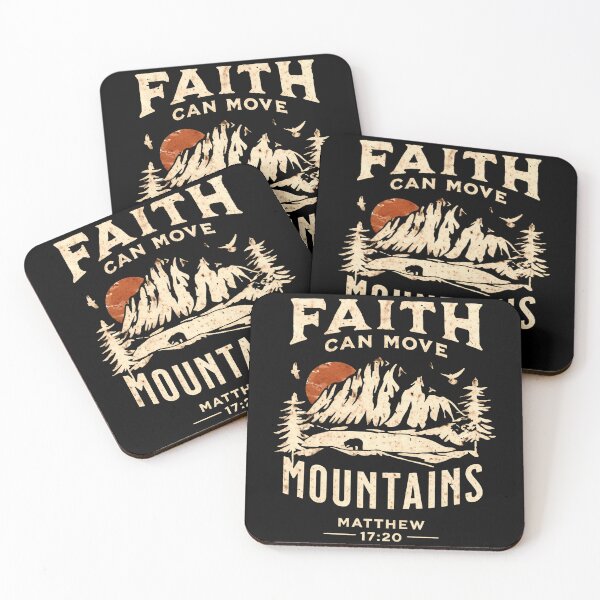 Item preview, Faith Can Move Mountains Matthew 17 20 Design designed and sold by margamPagenberg.
