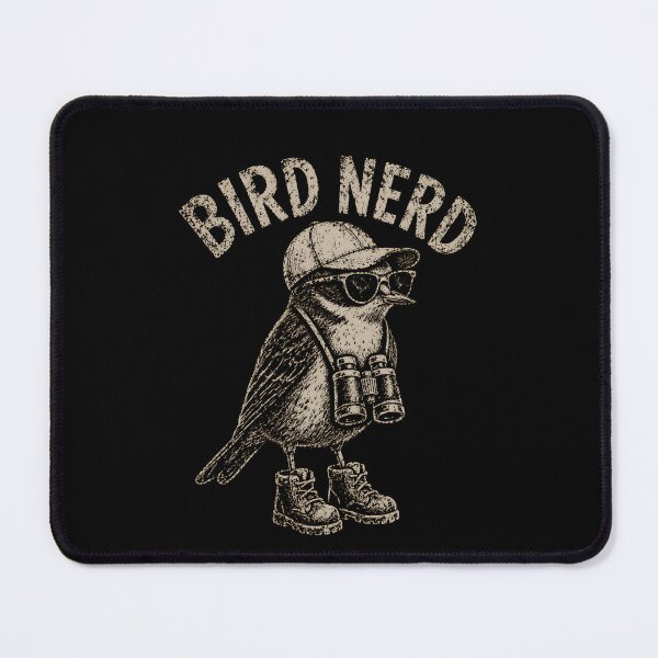 Item preview, Embroidered Bird Nerd T-Shirt, Funny Bird Watcher Shirt, Bird Lover Gift Tee, Twitcher Nature Shirt, Backyard Bird designed and sold by THREE LITTLE BEANS.