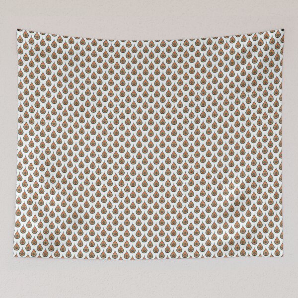 Item preview, Droplet Indian Pattern designed and sold by Zuria Souk.