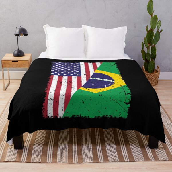 Item preview, USA Brazil Flag Brazilian American Pride Gift Brazilian designed and sold by Lenny Stahl.