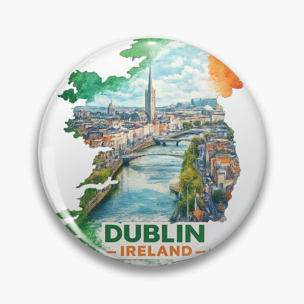Item preview, Dublin Ireland, Vintage Travel Dublin Ireland designed and sold by erkinmaddison.
