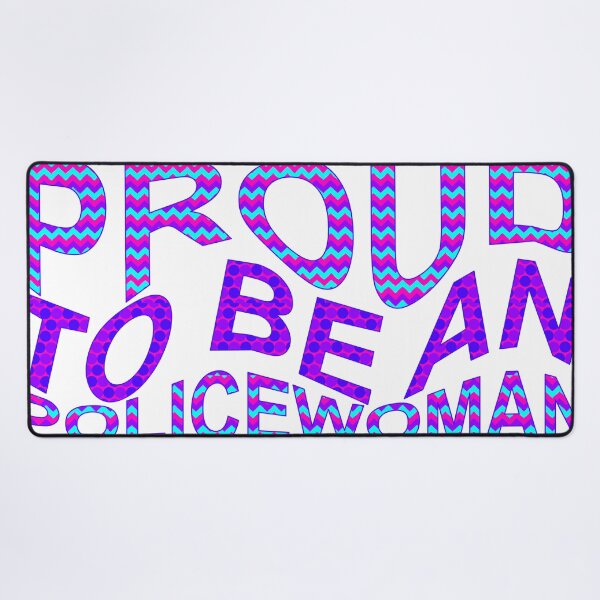 Item preview, Proud To Be An Policewoman Wavy Text designed and sold by TheIconSmith.