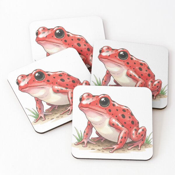 Item preview, water color poison frog designed and sold by Stickers void.