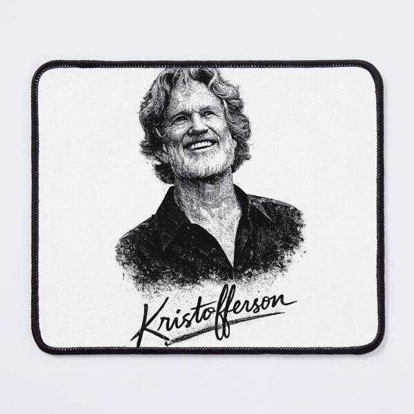 Item preview, Kristofferson – Outlaw Poet Stencil Portrait designed and sold by gahteeriffico.