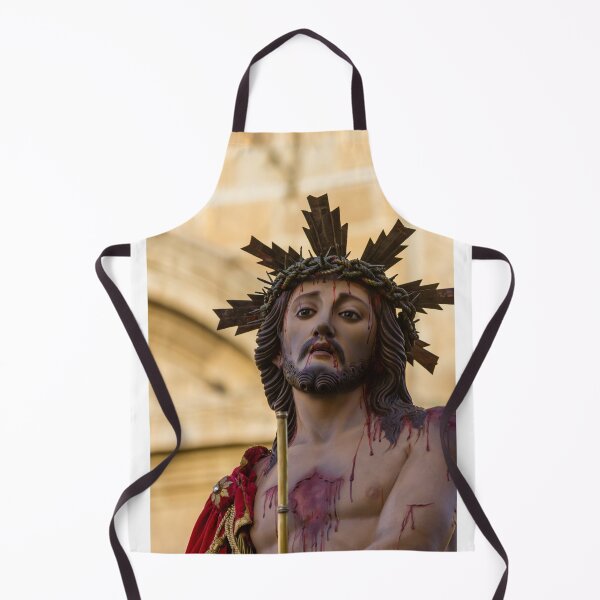 Item preview, Jesus Christ Statue With Crown Of Thorns And Blood Wounds In Religious Procession designed and sold by Nmallia.