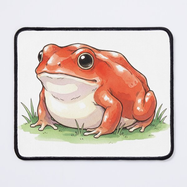 Item preview, water color fat frog designed and sold by Stickers void.