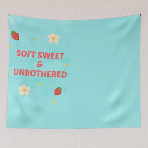 Item preview, Soft, Sweet & Unbothered | Aesthetic Art | Digital Print designed and sold by PeacePrint.