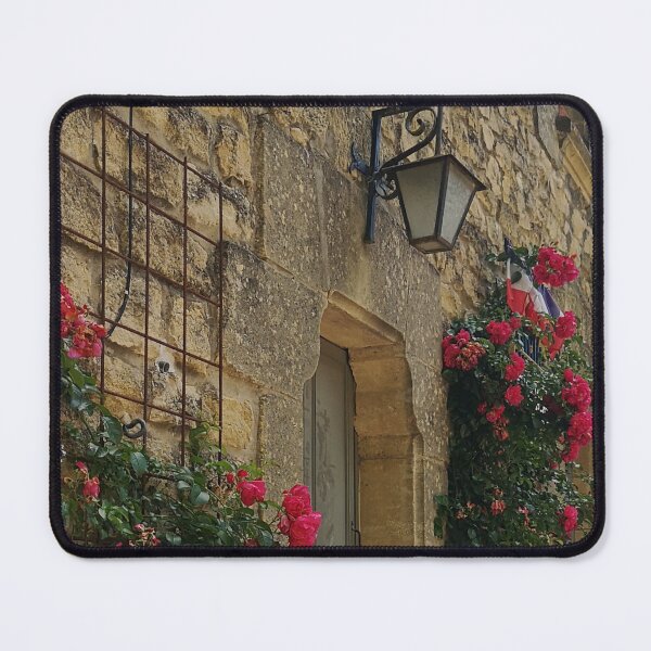 Item preview, Rustic French Stone Wall with Red Roses designed and sold by Kainicram.