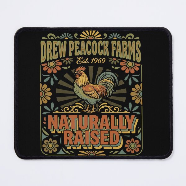 Item preview, Drew Peacock Farms Naturally Raised Vintage Rooster designed and sold by ArcaneArtistry.