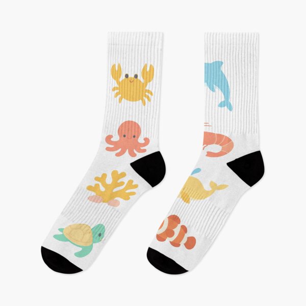 Item preview, Cute Kawaii Sea Friends – Pastel Ocean Life Graphic designed and sold by FatmaElhofy.