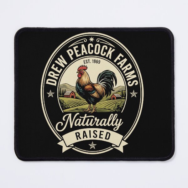 Item preview, Drew Peacock Farms Naturally Raised Vintage Rooster designed and sold by ArcaneArtistry.