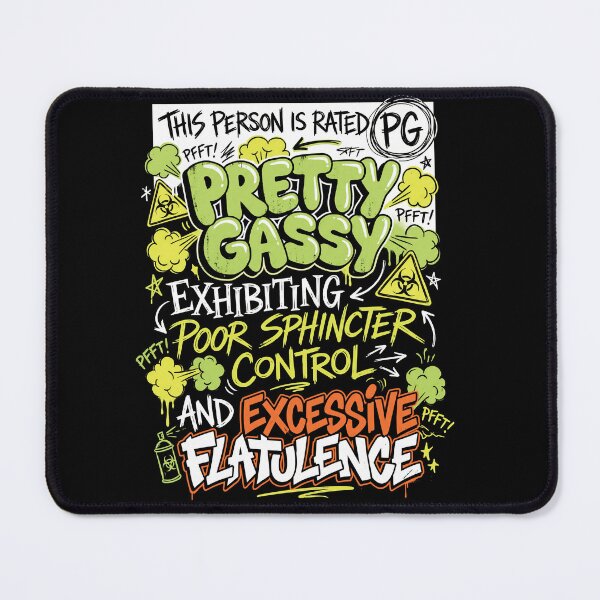 Item preview, Pretty Gassy PG Rating Funny Toilet Humor Design designed and sold by ArcaneArtistry.