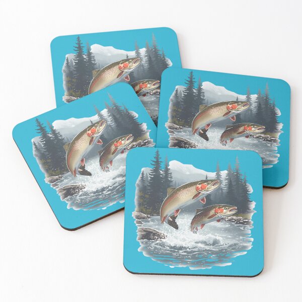 Item preview, Salmon Fishing Life – Wild River Angler & Outdoor Adventure Design designed and sold by Chroma Dreams .