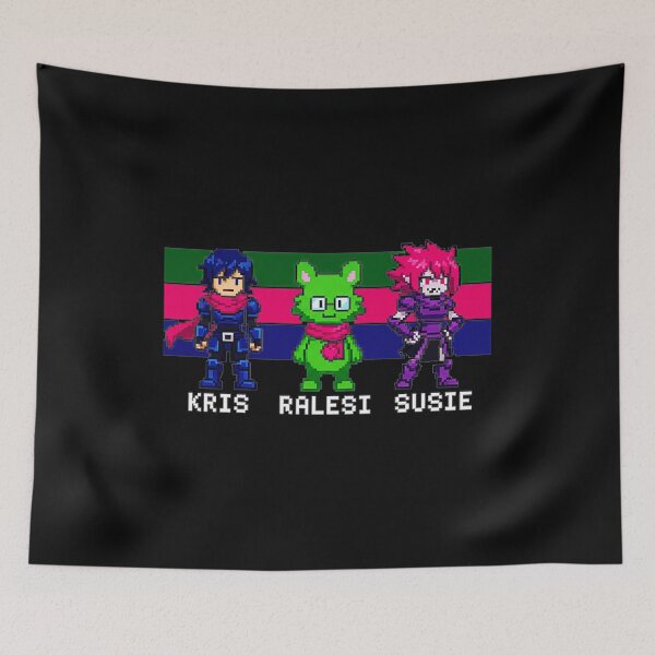Item preview, Kris Ralsei Susie Deltarune Video Game Character Fan designed and sold by QuentinHarrow.