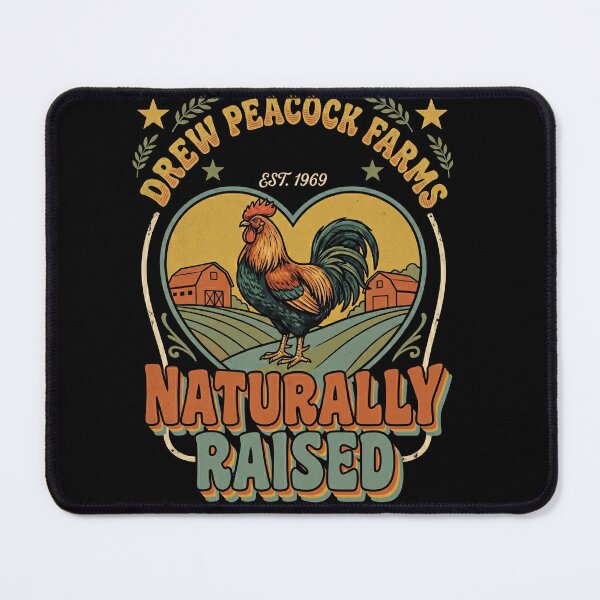 Item preview, Drew Peacock Farms Naturally Raised Vintage Rooster designed and sold by ArcaneArtistry.