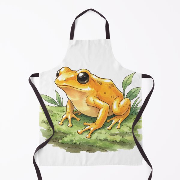 Item preview, yellow frog sticker designed and sold by Stickers void.