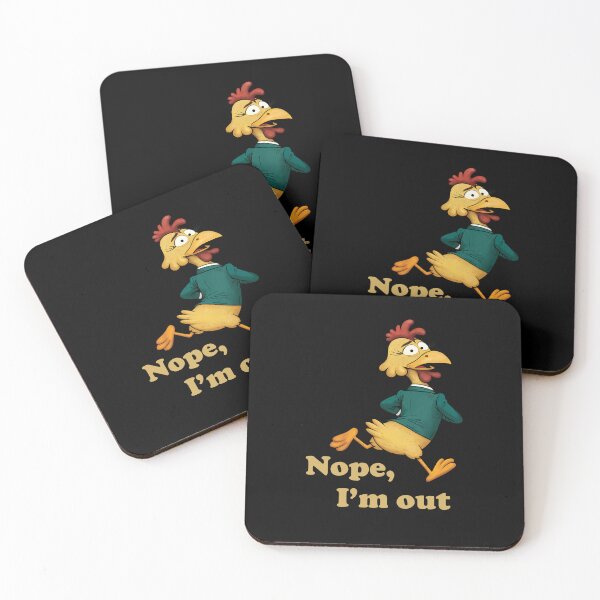 Item preview, Funny Chicken Nope Im Out Corporate Humor Gift designed and sold by FMproject.