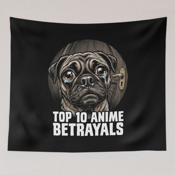 Item preview, Top 10 Anime Betrayals Internet Meme Sad Dog designed and sold by SplashTastic.
