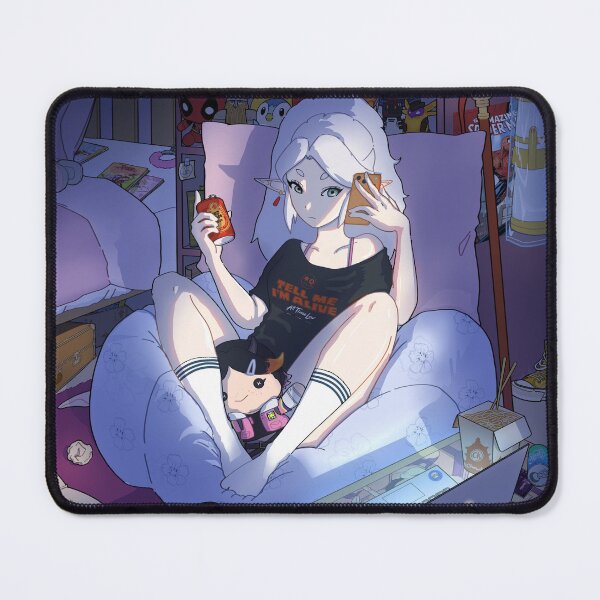 Item preview, Late Night Chill Gamer Elf Aesthetic Illustration designed and sold by rxnz.