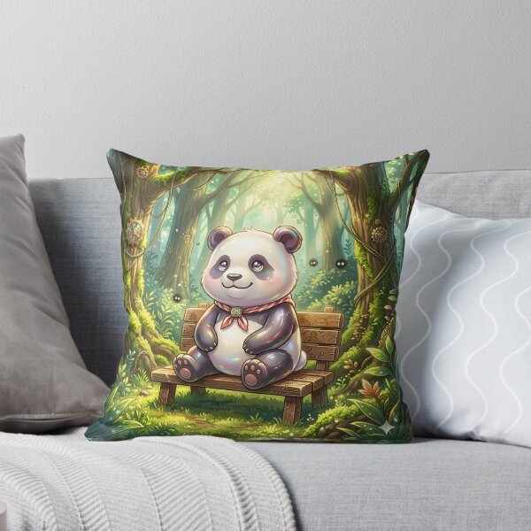 Item preview, Celestial Forest Guardian // Iridescent Panda designed and sold by OVERRIDESTUDIOS.