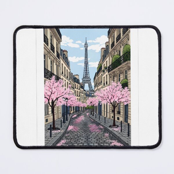 Item preview, Paris Montmartre Street View Art Sticker designed and sold by aivibesfunny.