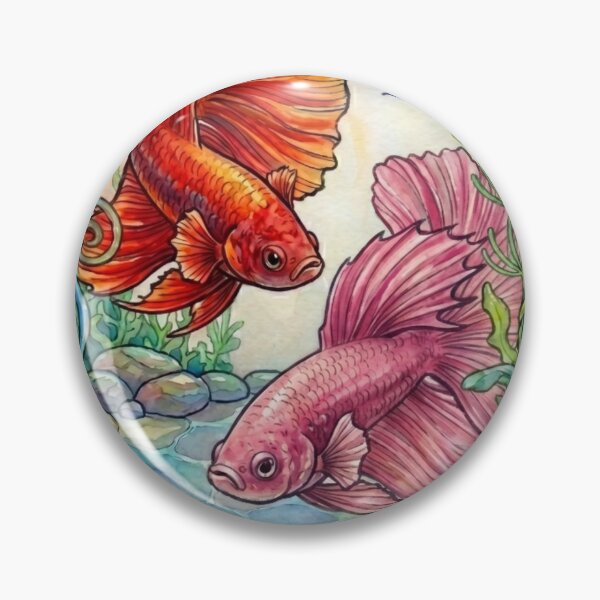 Item preview, Fighter fish designed and sold by PP&RAINBOW SHOP.