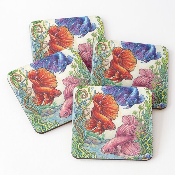 Item preview, Fighter fish designed and sold by PP&RAINBOW SHOP.