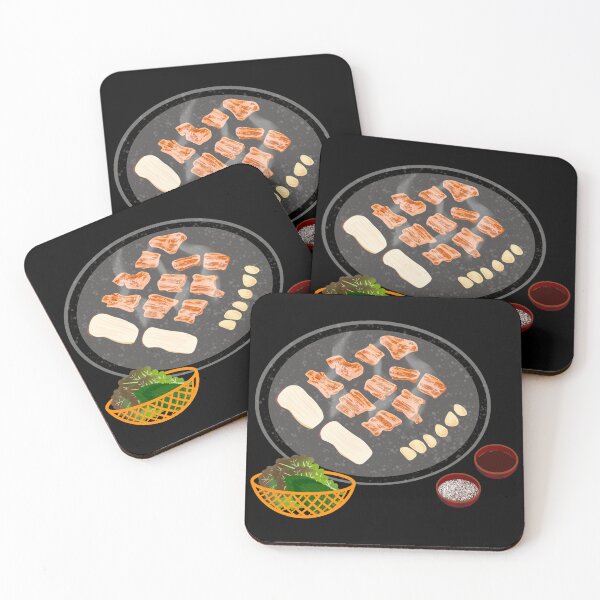 Item preview, Korean Pork Belly BBQ Samgyeopsal designed and sold by Rin_Art.
