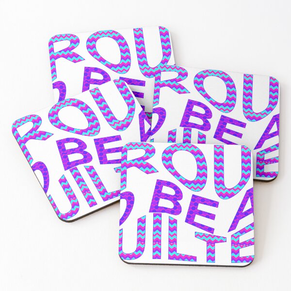 Item preview, Proud To Be An Quilter Wavy Text designed and sold by TheIconSmith.