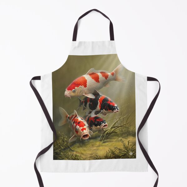 Item preview, Realistic Koi Fish Underwater Art Print designed and sold by CoolLookClothes.