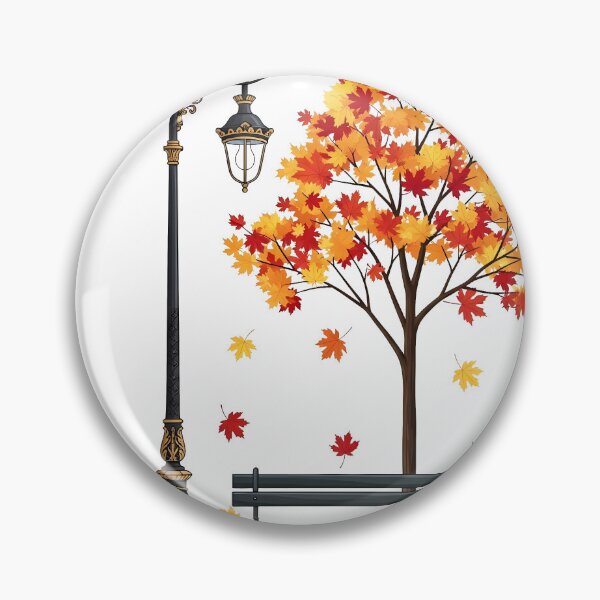 Item preview, Romantic Paris Street Lamp and Bench Sticker designed and sold by aivibesfunny.