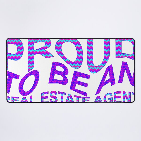 Item preview, Proud To Be An Real Estate Agent Wavy Text designed and sold by TheIconSmith.