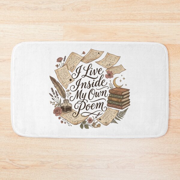 Item preview, I Live Inside My Own Poem Poetcore Aesthetic Book Lover T-Shirt designed and sold by Egyptian king ⭐⭐⭐⭐⭐.