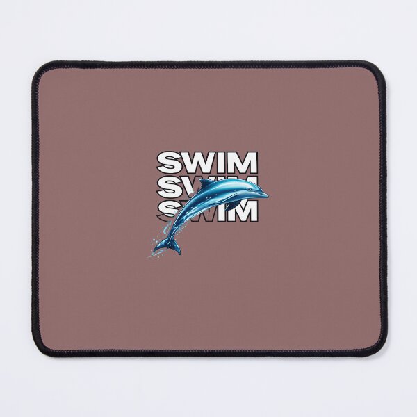 Item preview, Minimal Dolphin Swim Typography T-Shirt | Premium Ocean Dive Graphic Streetwear Design. designed and sold by KalaPXL.