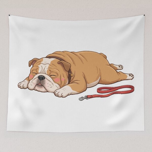 Item preview, Sploot Mode Activated Lazy English Bulldog designed and sold by Petzzz.