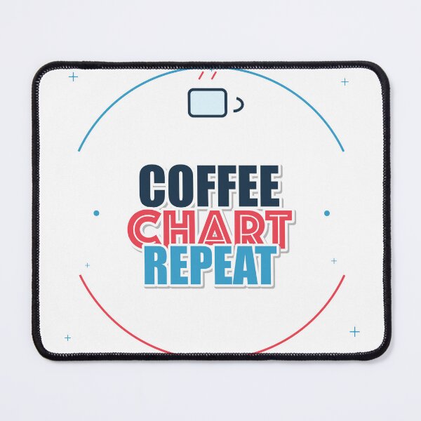 Item preview, Coffee Chart Repeat designed and sold by IllumeInk.