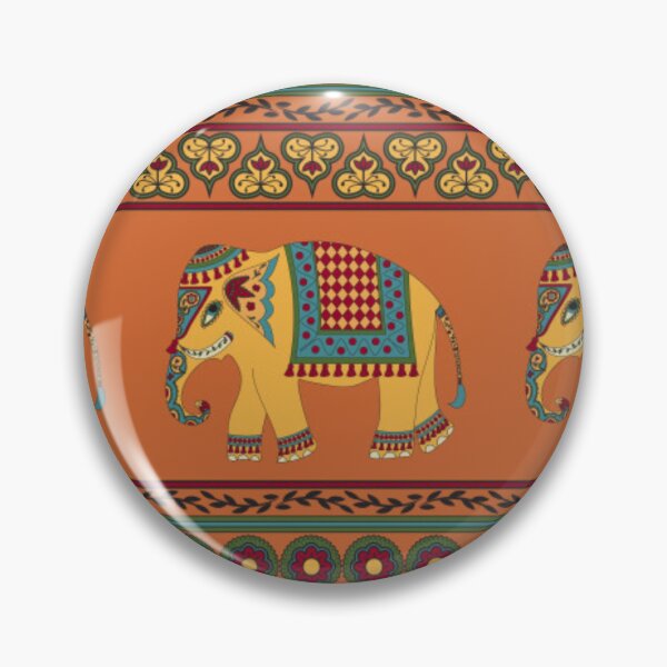 Item preview, Traditional Indian Elephant Pattern designed and sold by Zuria Souk.
