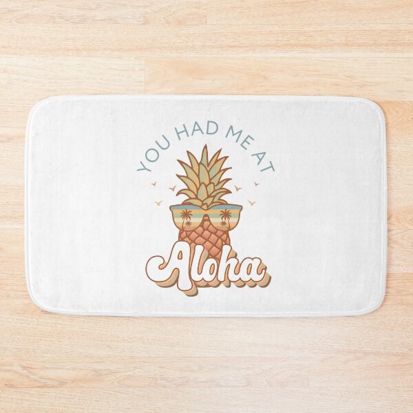 Item preview, You Had Me At Aloha Vintage Tropical - Retro Beach Pineapple Sunset Design designed and sold by KymeraStudio25.