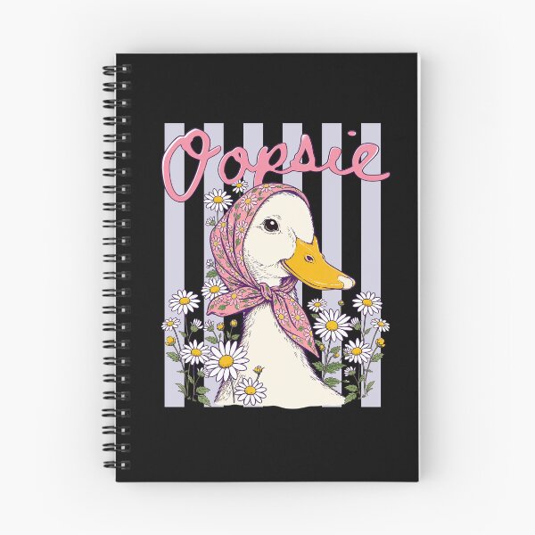 Item preview, Vintage Floral Goose Oopsie Cute Bird Art designed and sold by margamPagenberg.