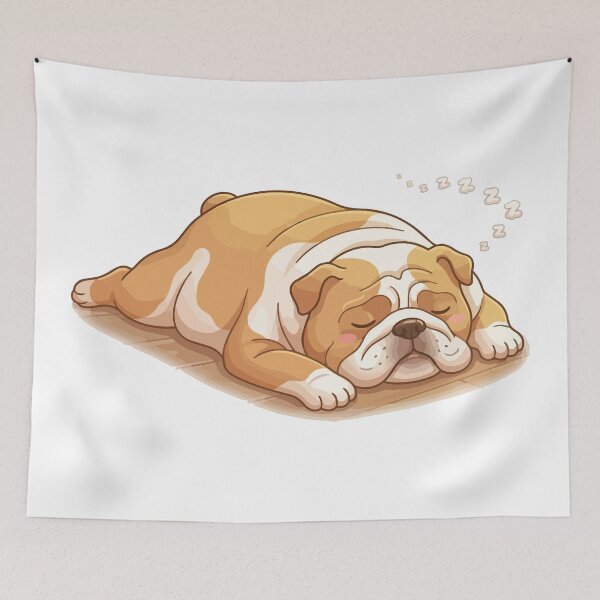 Item preview, Snoring Sploot Master Lazy English Bulldog designed and sold by Petzzz.