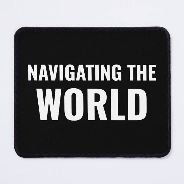 Item preview, Navigating the World (White) designed and sold by ShipCrewNation.