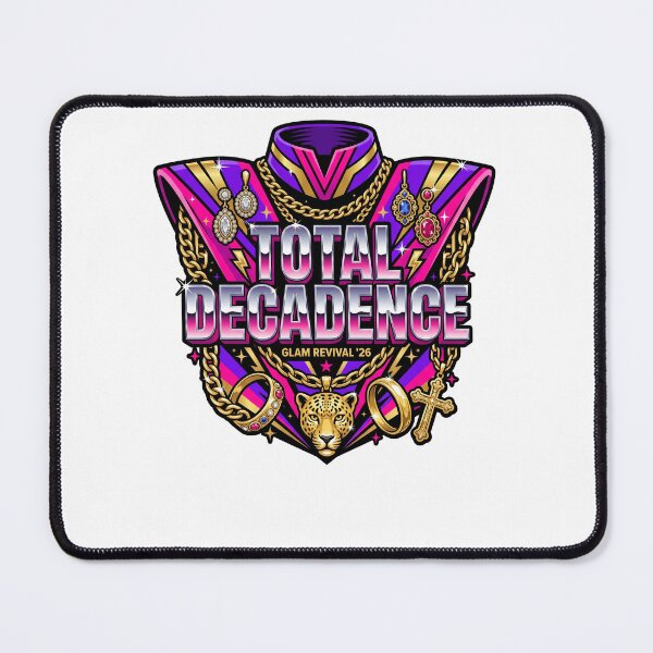 Item preview, Total Decadence 80s Glamoratti Maximalist Retro Aesthetic T-Shirt designed and sold by Egyptian king ⭐⭐⭐⭐⭐.